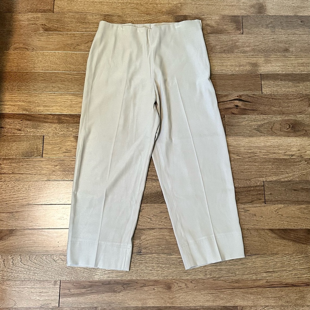 Lauren Vidal | Cream Chinos Relaxed Fit